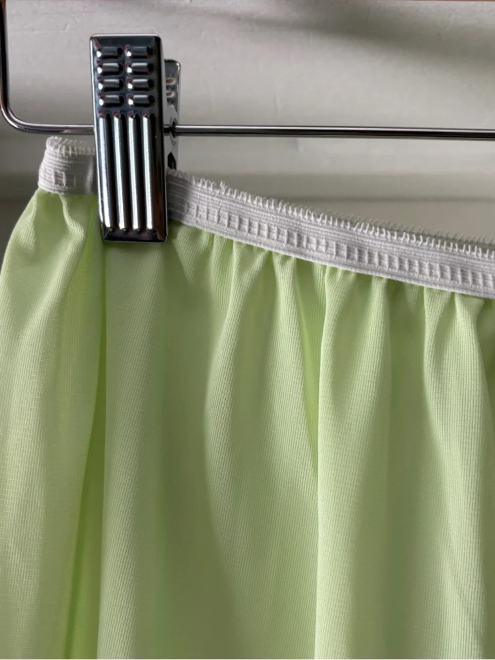 Vintage Pastel Green Lace Trim Half Slip Size XL - Picture 9 of 13